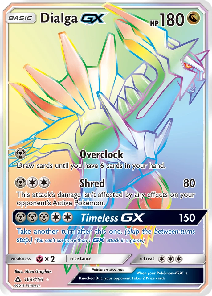 Dialga GX (164/156) Sun & Moon: Ultra Prism​ - Near Mint Holofoil Pokemon TCG - Image 1 of 1