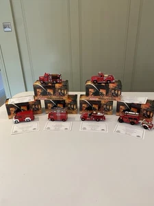 Matchbox Models Of Yesterday Fire Engine Series x 6 YFE 13,14,15,16,17,18 Set - Picture 1 of 7