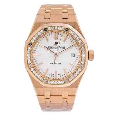 Audemars Piguet Royal Oak 37MM Rose Gold Factory Diamond Bezel 15451OR.ZZ.1256OR - Image 1 of 4