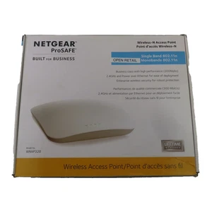 Netgear WNAP320 10/100 WLAN-N-Access-Point-Router 300 Mbps – WNAP320-100UKS - Bild 1 von 5