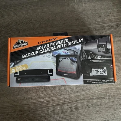 Armor All USB Solar Powered Backup Camera with 4.3” LCD Display, Wireless - Image 1 of 4