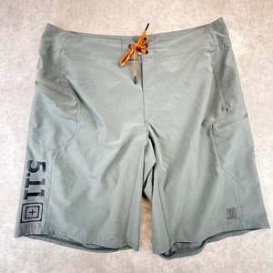 5.11 Tactical Training Boardshorts Herren 36 grau Stretch Reißverschlusstasche - Bild 1 von 8