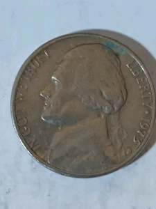 1973--Denver Jefferson Nickel With Low Misplaced Mintmark Error - Picture 1 of 2
