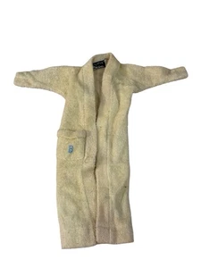VTG Barbie Yellow Terry Cloth Robe White Black Tag Singin’ in the Shower 1970s - Picture 1 of 6