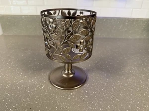 Dogwood 3-Wick Candle Pedestal Holder Bath  And Body Works  - Picture 1 of 4