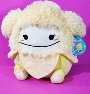 Squishmallows Nomi the Banana Bigfoot Yeti 8" NWT Food Hybrid Crossover - Picture 1 of 2