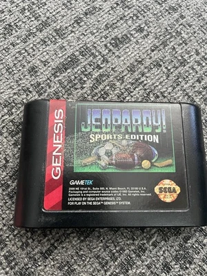 Jeopardy Sports Edition (Sega Genesis, 1994) - Image 1 of 2