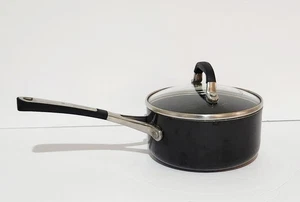 Simply Calphalon 8701 1qt Non Stick Sauce Pan With Lid - Good Used Condition - Picture 1 of 6