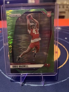 2024 Panini Prizm - Rookies Chris Braswell #320 Neon Green Pulsar Prizm (RC) - Picture 1 of 2