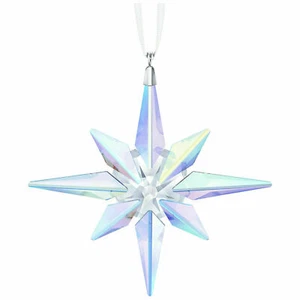 *NIB* SWAROVSKI CRYSTAL CHRISTMAS STAR ORNAMENT AB LARGE #5403200 - Picture 1 of 1