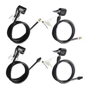 Pump Hose 80/125cm Bicycle Air Pump Replacement Hose for US UK French Nozzles - Picture 1 of 16