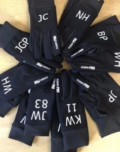 Academy Pro Sport Griff Handschuhe personalisierte Initialen Thermo Fußball Laufen - Bild 1 von 7
