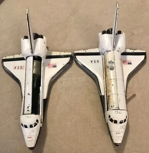 Vintage~2~80’s Ertl NASA US SPACE Shuttles~Atlantis Diecast Metal Toy~Parts Only - Picture 1 of 9