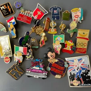 Vintage Enamel Pins Retro Badges Collectible Advertising Disney Football Memorab - Picture 1 of 59
