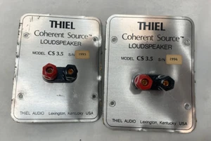 thiel coherent source loudspeaker cs 3.5 speaker terminal plate lot of 2 - Picture 1 of 3