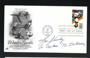 Tim Sheehy signed Cover 1972 US Olympia Hockey Silbermedaillengewinner - Bild 1 von 1