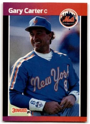 1989 Donruss Gary Carter hof New York Mets #53 - Image 1 of 2