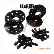 H&R track plates black VA 16 mm, HA 20 mm for VW Golf VII variant BA5 BV5 2015-20