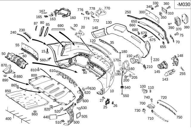 Mercedes Benz AMG GT C AMG GT 2018-2021 Rear Left Tailpipe Trim 1904900900 - Изображение 1 из 1