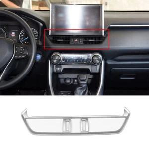Cubierta de ventilación de aire acondicionado medio plateada para Toyota RAV4 2019-2025 - Imagen 1 de 4