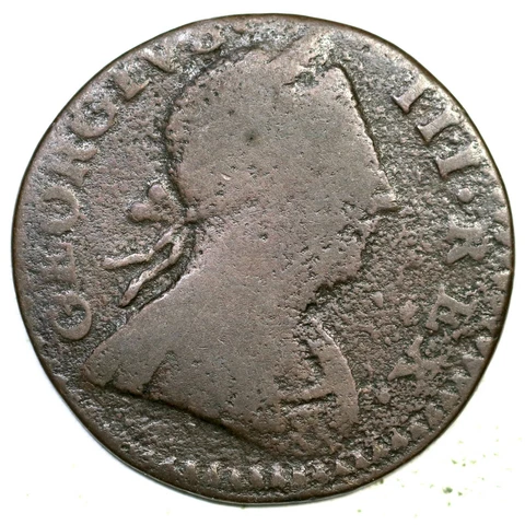 1776 V 6-76A R-4 Machins Mills Colonial Copper Coin Cover