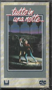TUTTO IN UNA NOTTE - VHS (NUOVA SIGILLATA) - Imagen 1 de 2