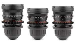 @ 3x OPTON / ZEISS Super Speed 35 50 85 Lens Set w/ ARRI PL Arriflex Mount @ - Picture 1 of 4