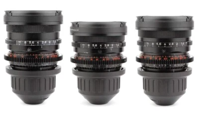 @ 3x Juego de lentes OPTON / ZEISS Super Speed 35 50 85 con montaje ARRI PL Arriflex @ Foto 1 de 4