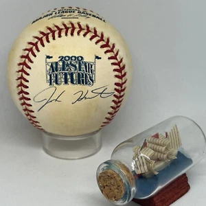 Josh Hamilton signed Rawlings 2000 Futures Game Logo Baseball JSA COA Auto A2529 - Picture 1 of 5