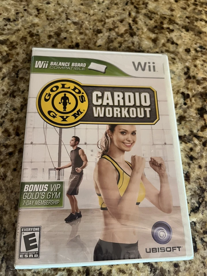 Gold's Gym: Cardio Workout (Nintendo Wii, 2009) Video Game Brand New & Sealed - Image 1 of 3