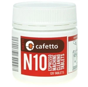 NEW CAFETTO N10 ESPRESSO MACHINE CLEANING TABLETS 120 Coffee Clean Auto Jar - Bild 1 von 1