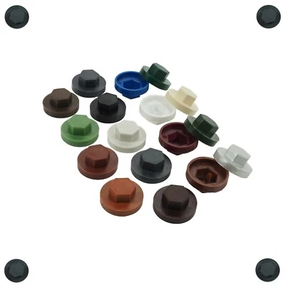 SCHRAUBEN-NIRO® Abdeckkappen für Fassadenbauschrauben mit 16mm EPDM div. RAL Farben