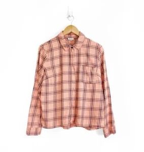 Splendid Aston Flanellhemd Medium Pfirsich Kariert Baumwolle Herbst Pastell - Bild 1 von 7