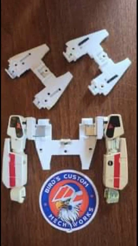 G1 Jetfire / 1/55 Robotech/Macross 3D printed replacement back panel Cover