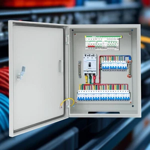 Elektrokasten Rechteckig Wandhalterung Außenbereich Abschließbarer Elektrokasten - Bild 1 von 23