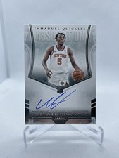 2020-21 Panini Immanuel Quickley Private Signings Association Auto RC #PSA-IQU
