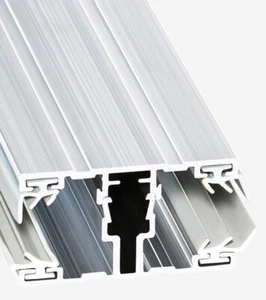 Mittelprofil für Doppelstegplatten 16mm 60mm breit Alu Alu inkl Lippendichtung - Bild 1 von 5