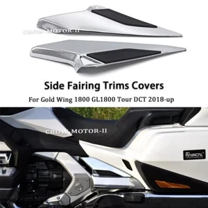 Side Fairing Covers Decorative Trims For Honda GoldWing GL1800 Tour DCT 2018-up - Picture 1 of 8
