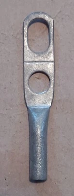 [40 Lugs]   3/8"  2-Hole Compression Lug, 6 AWG, 1" Crimp Barrel  - Image 1 of 2