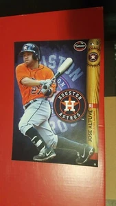 JOSE ALTUVE FATHEAD TRADEABLES HOUSTON ASTROS LOGO REMOVEABLE DECAL 2014 - Picture 1 of 1