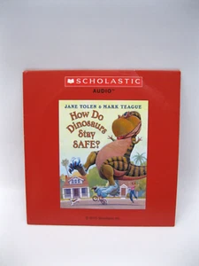 Scholastic Inc Audio Disc How Dinosaurs Stay Safe Jane Yolen Mark Teague 2015 - Imagen 1 de 6