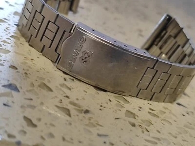 Pulseira SEIKO vintage para seiko Digital A029 e outras extremidades linl C280 20mm - Imagem 1 de 4