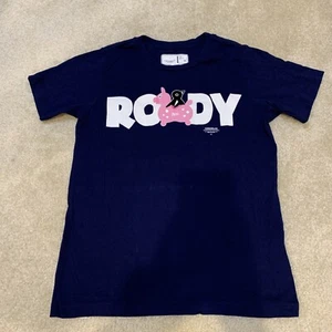 Rody Horse Penguin Chocolate Dark Blue T-Shirt Women's Size XS Velvet Fuzzy Logo - Imagen 1 de 12