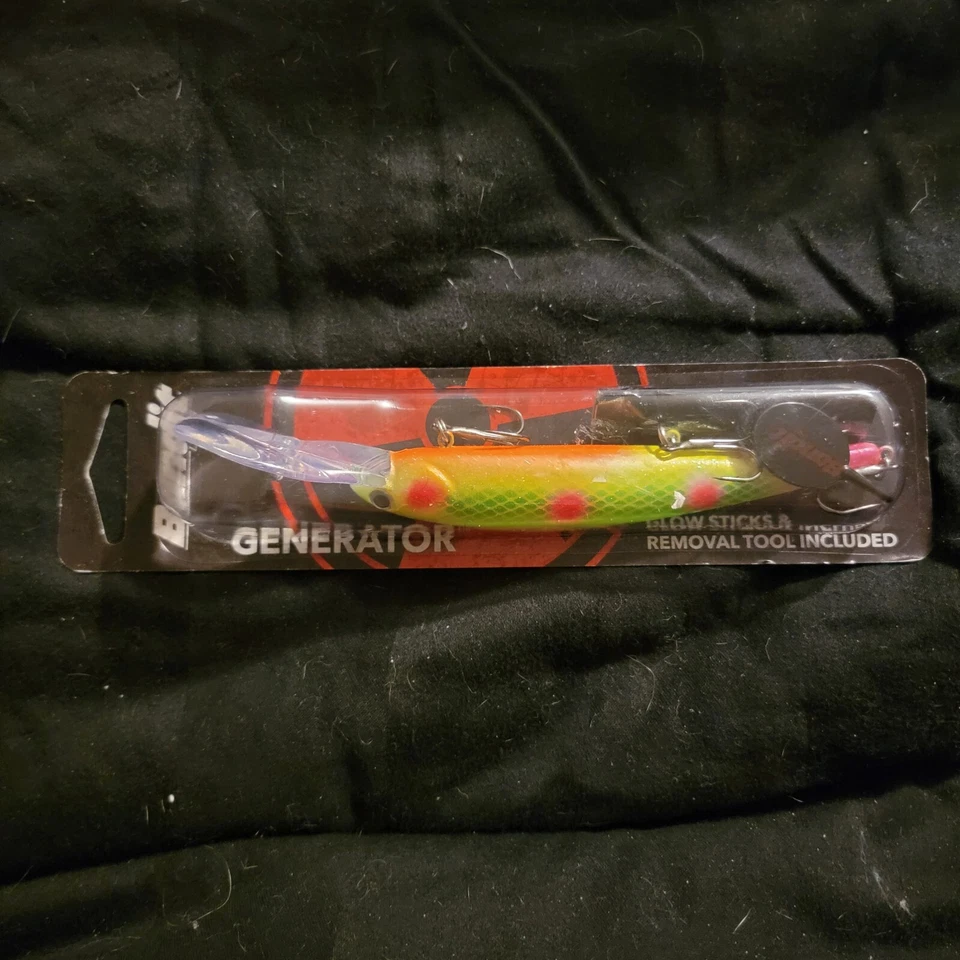 Bandit Glow Generator Walleye Deep Cast/troll Lure Bdtdgen01 in Candy Slush