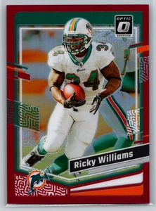 Ricky Williams 2023 Panini Donruss Optic Red /99 #17 Miami Dolphins - Picture 1 of 2