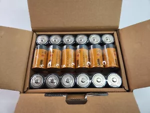 96 Size D Cell Batteries by AmazonBasics - New Sealed 4 Packs of 24 Alkaline - Picture 1 of 8