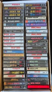 Classic Hard Rock Hair Metal Cassette Tapes Make Your Own Bundle Cassettes lot - Picture 1 of 2