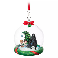 Disney Ornament Sketchbook 2023 Star Wars Darth Vader and Family Glass Dome