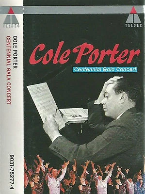 COLE PORTER CENTENNIAL GALA CONCERT CASSETTE COLE PORTER ORCHESTRA JOHN BARROWMA - Image 1 of 4
