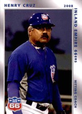 2008 Inland Empire 66ers Grandstand #5 Henry Cruz Hitting Coach Baseball Card